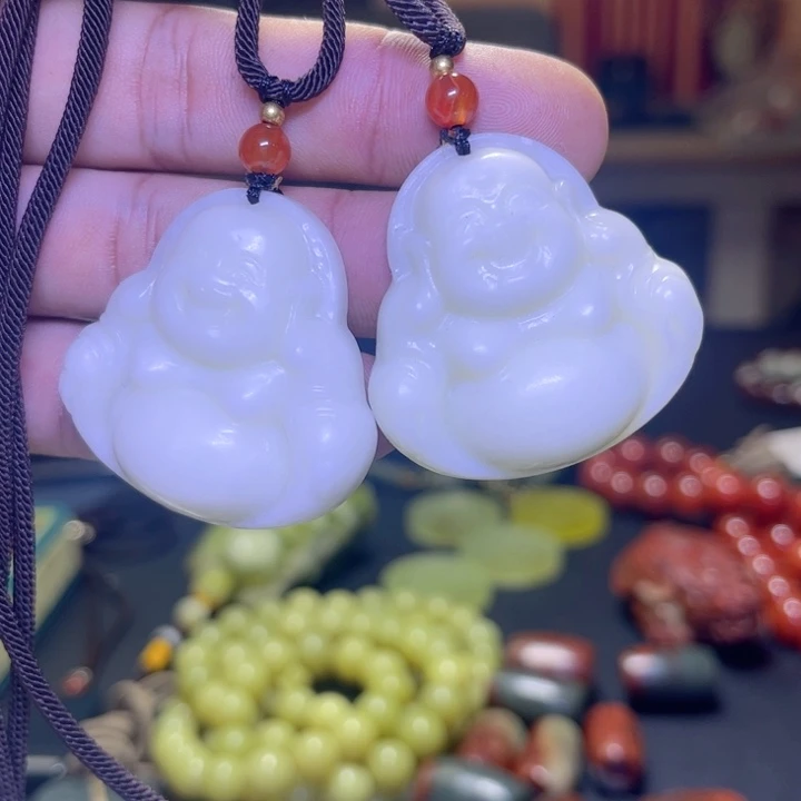 蛇纹石玉未镶嵌项链