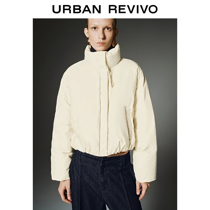 UR2025冬季新款女装流光风立领羽绒服UWU150013+