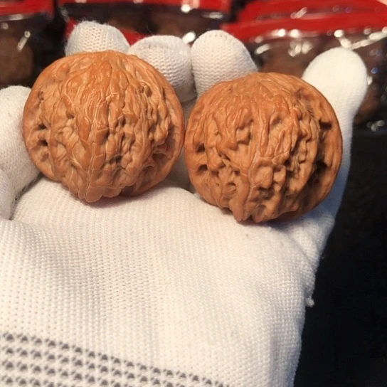文玩核桃把件磨盘40