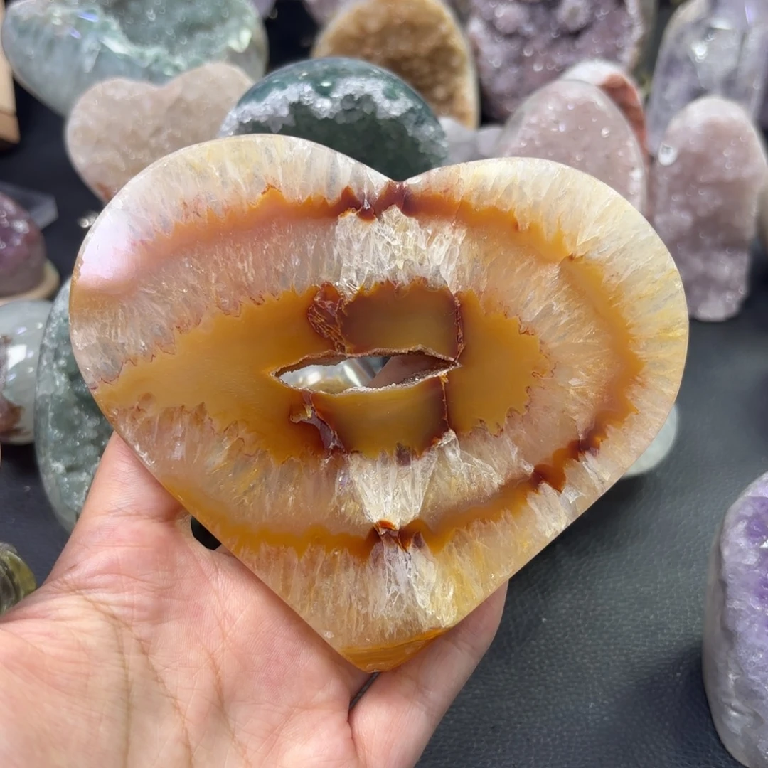 大型摆件（非配饰）未镶嵌紫晶爱心