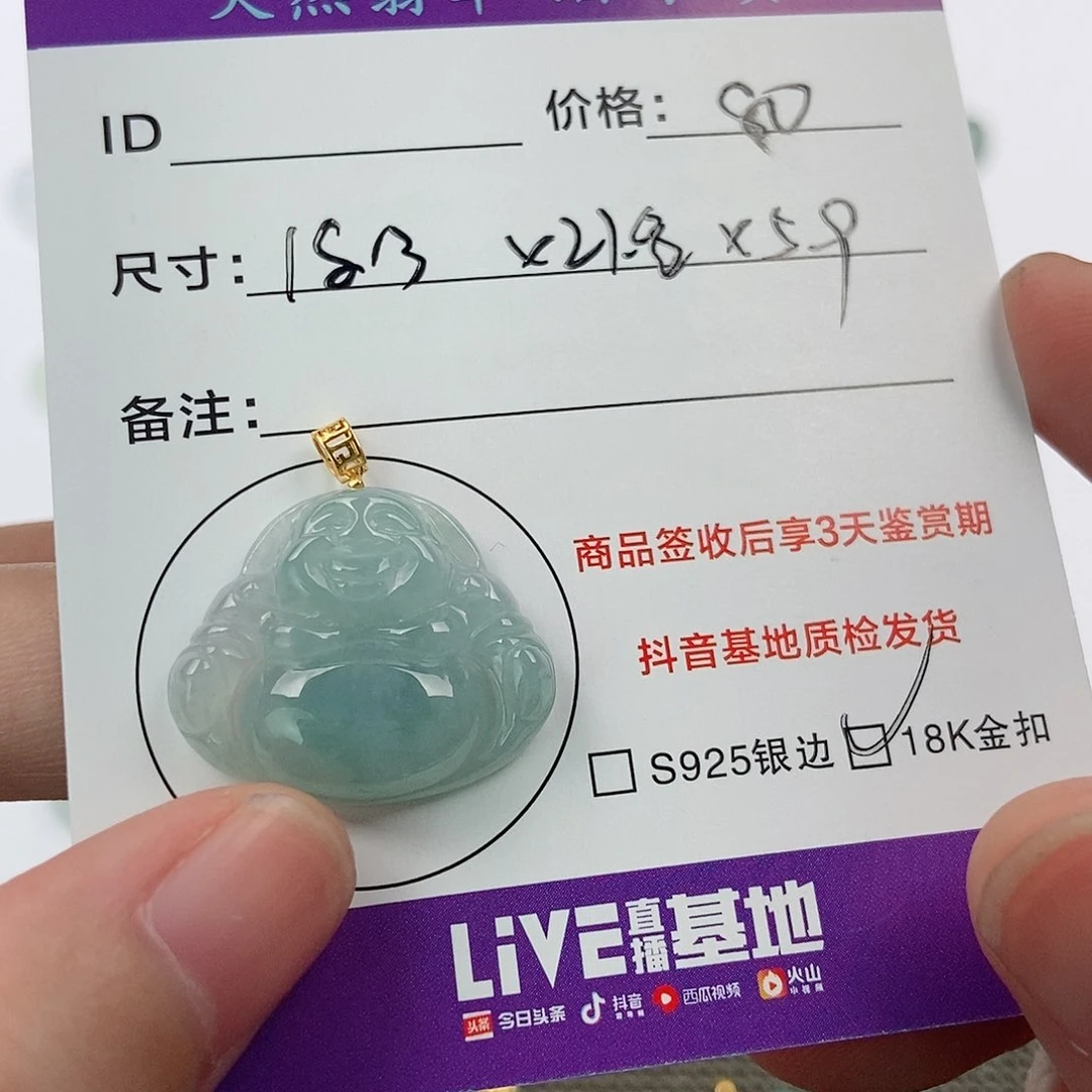 颈饰未镶嵌翡翠翡翠