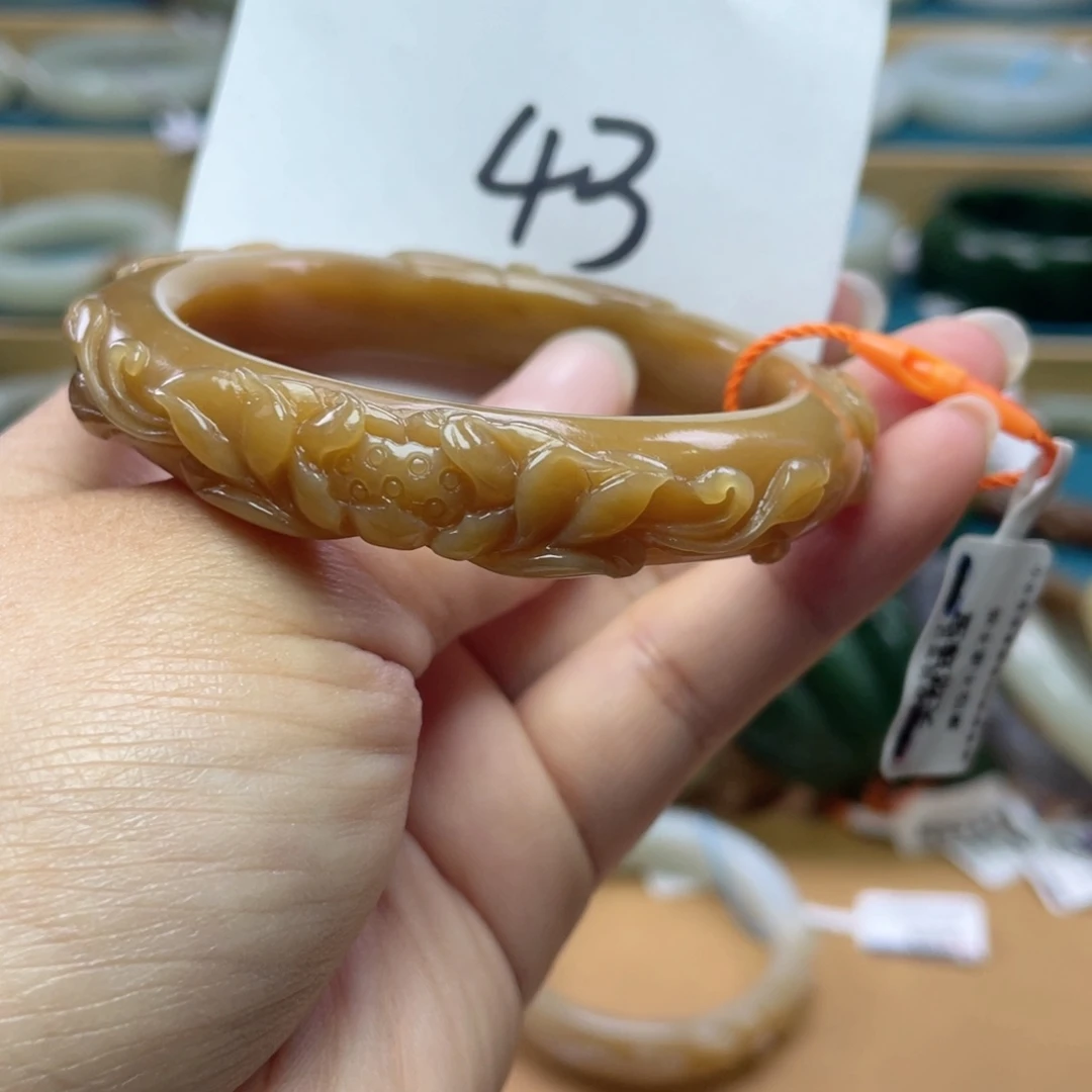 未镶嵌手镯和田玉圈口55