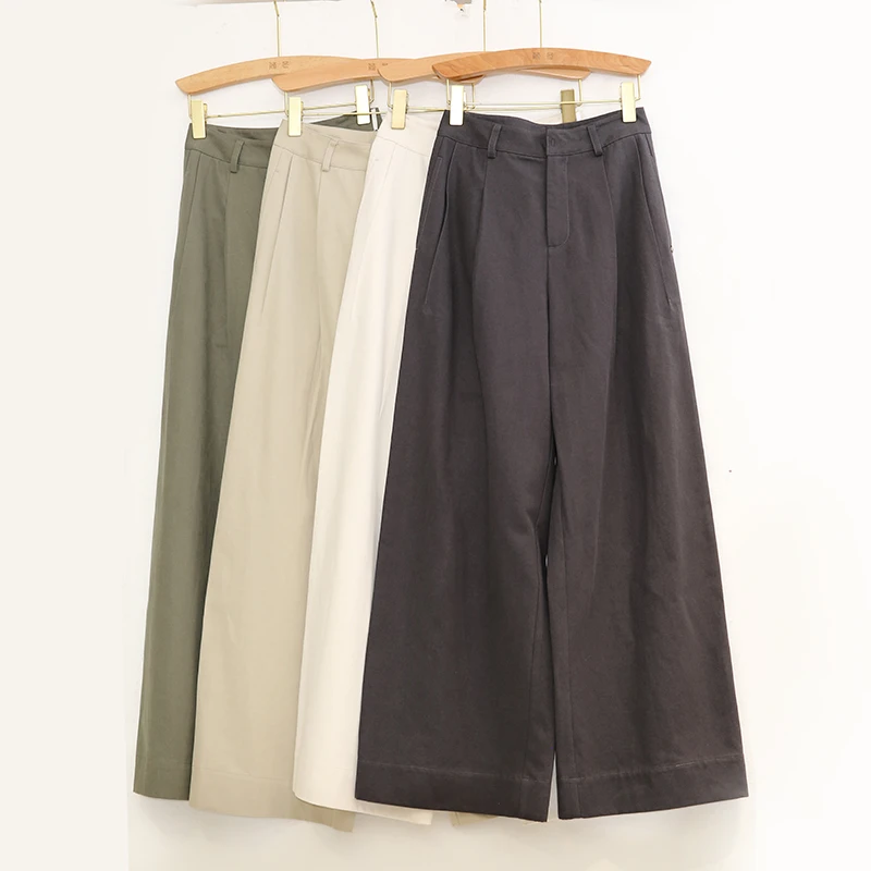 简冬2025新款爆款女士休闲百搭阔腿裤JD60801