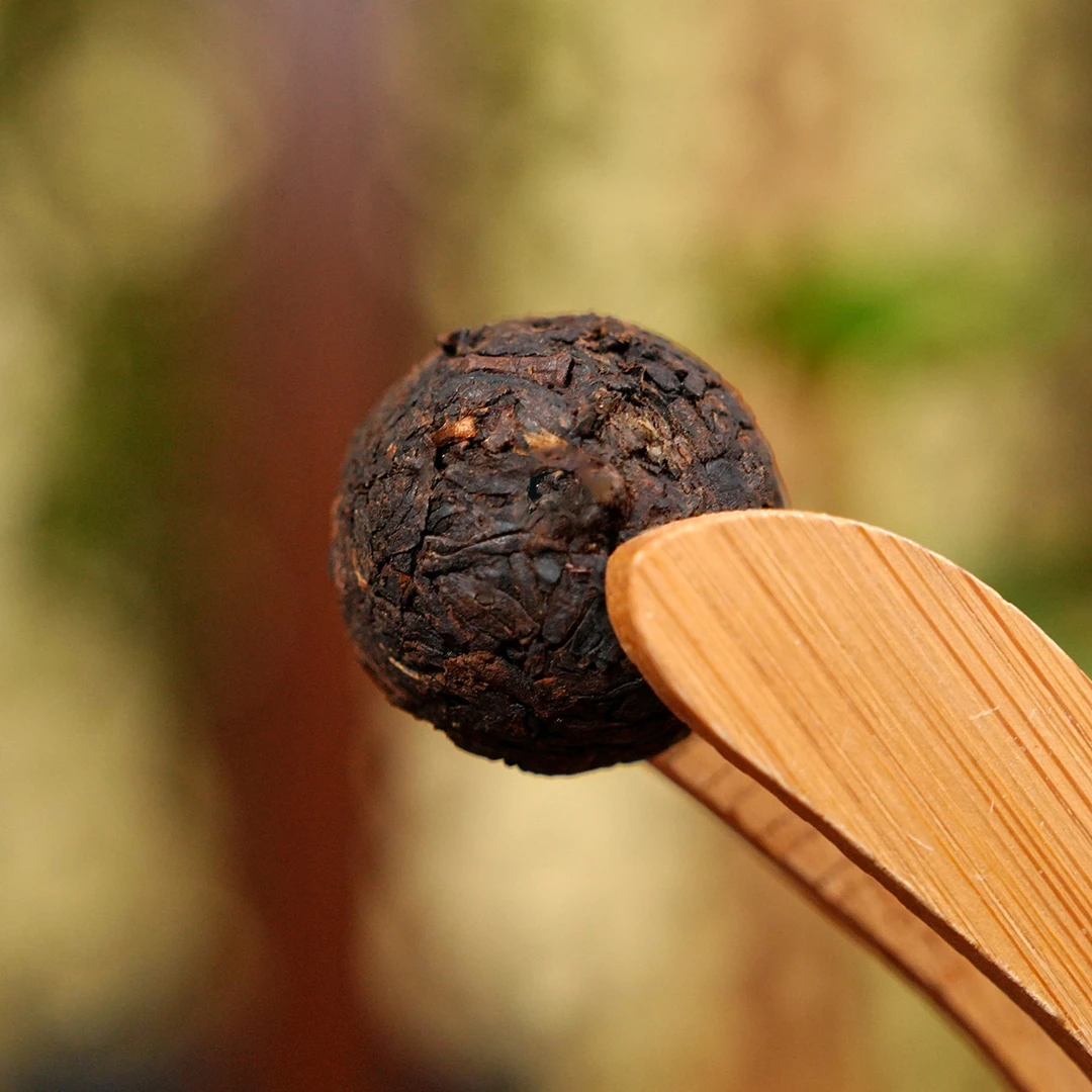 九十年代吉幸高级迷你熟沱普洱熟茶