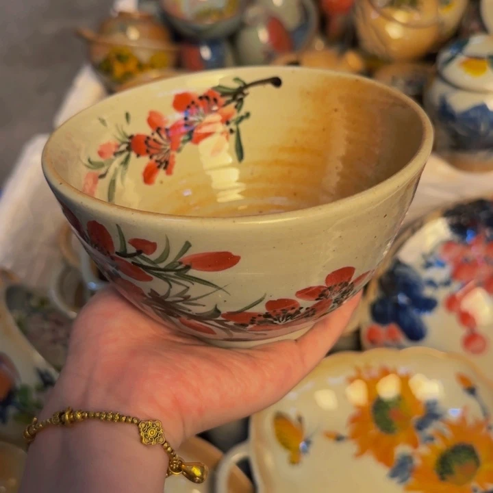 瓷片景德镇陶瓷手工手绘