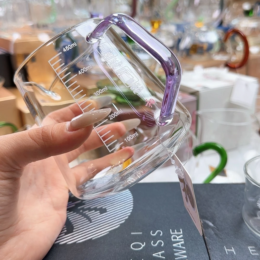 缘***贝青雍杯浅紫色加茶巾