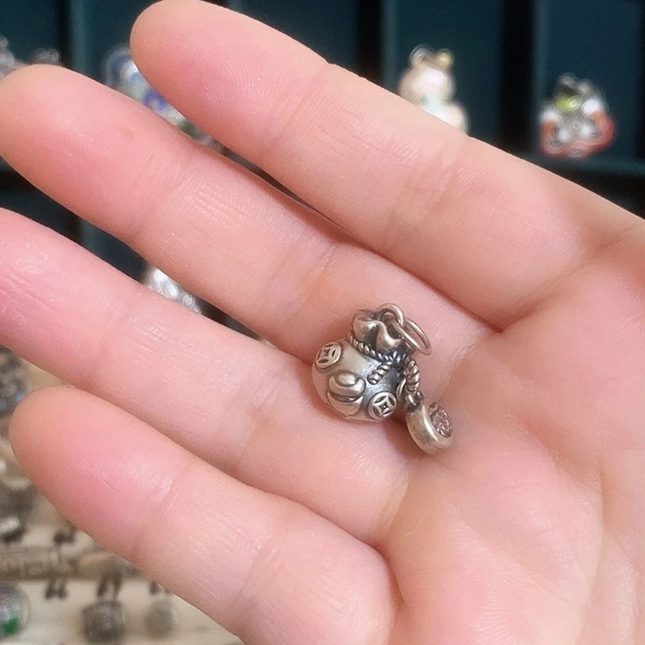 链子925银足银小福袋