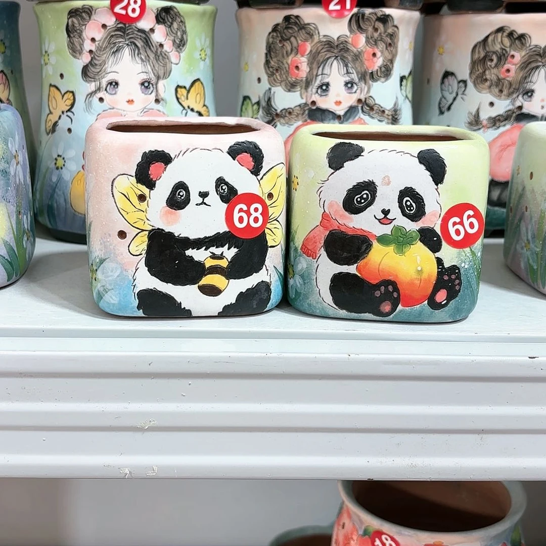 紫砂花盆水*儿手工花盆默认微瑕