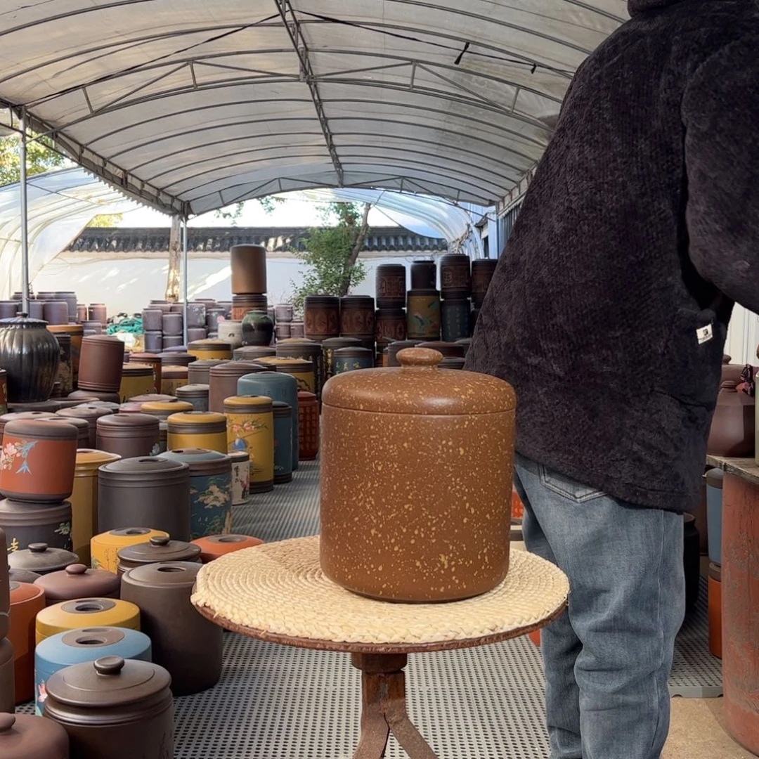 紫砂茶叶罐8 饼茶叶罐