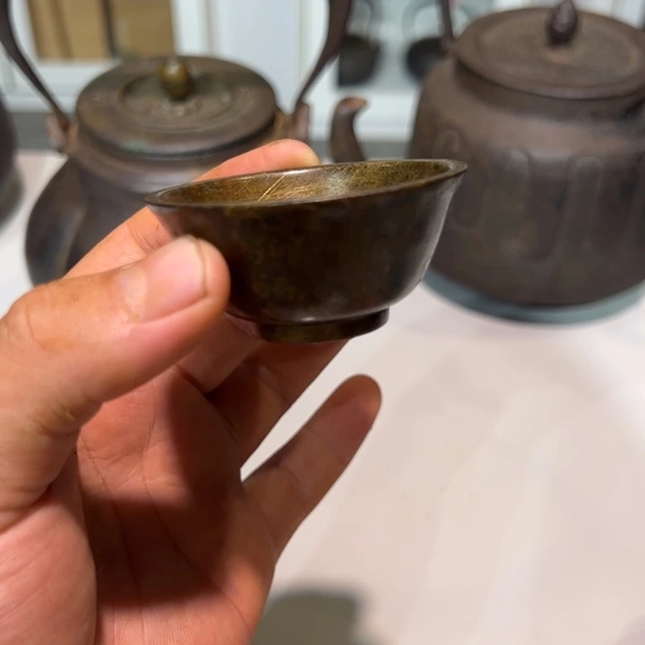 铜的茶道具中古品默认瑕疵谨慎参拍