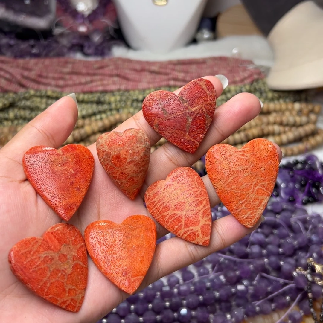 玛瑙/玉髓合金珠宝半成品I153爱心草竹一个