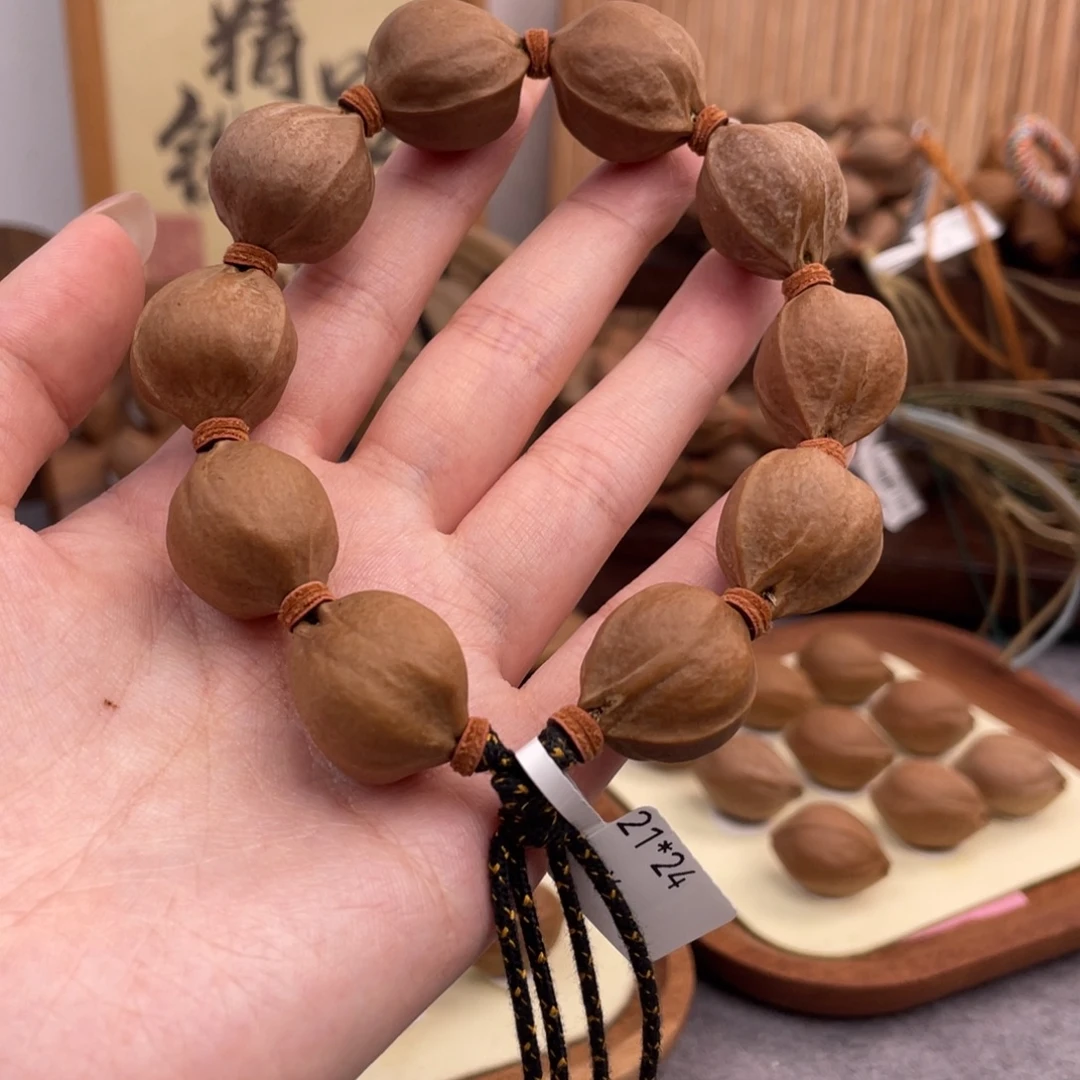 碧***文橄榄核手串/手链21 24梅林铁核