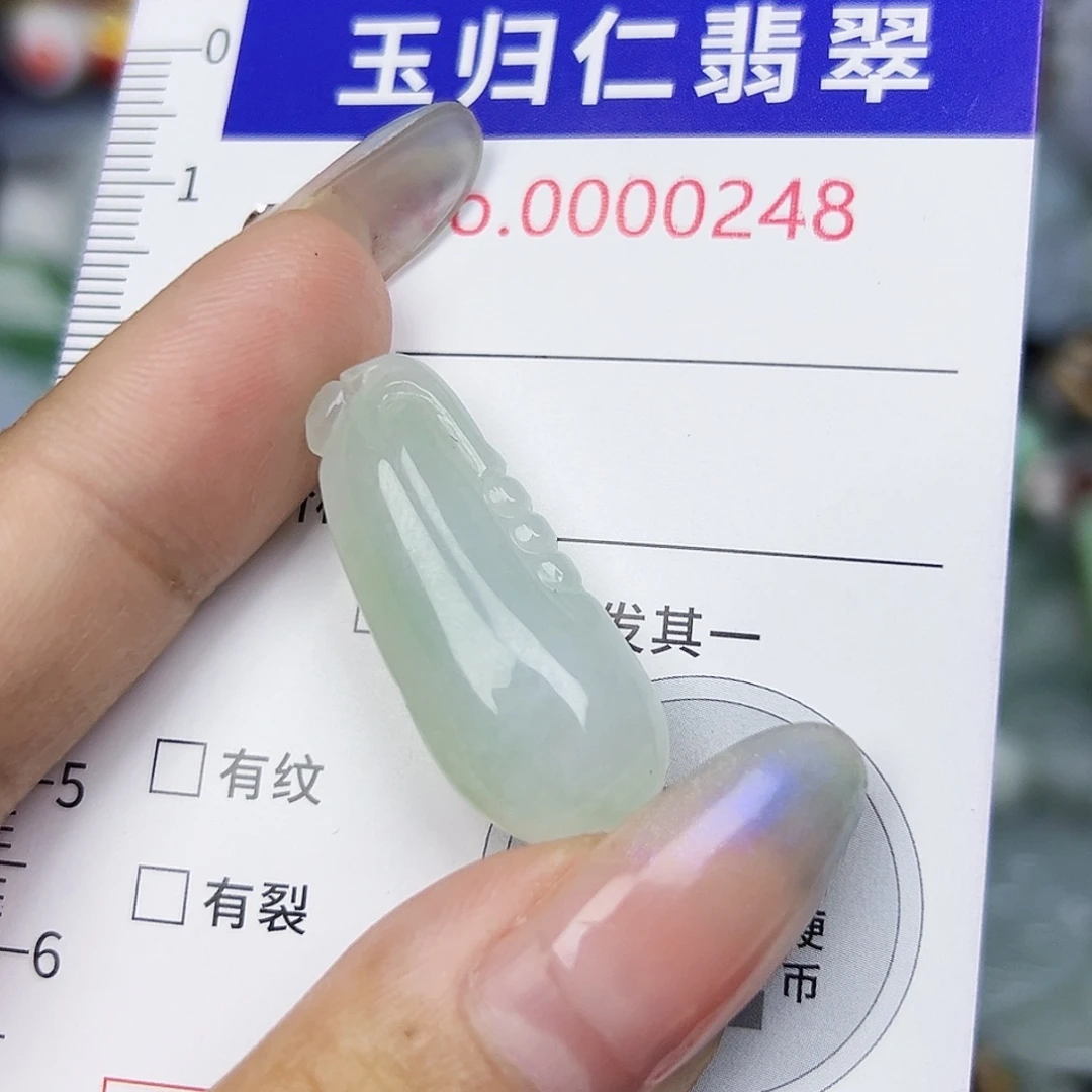 翡翠未镶嵌吊坠(不含链)111