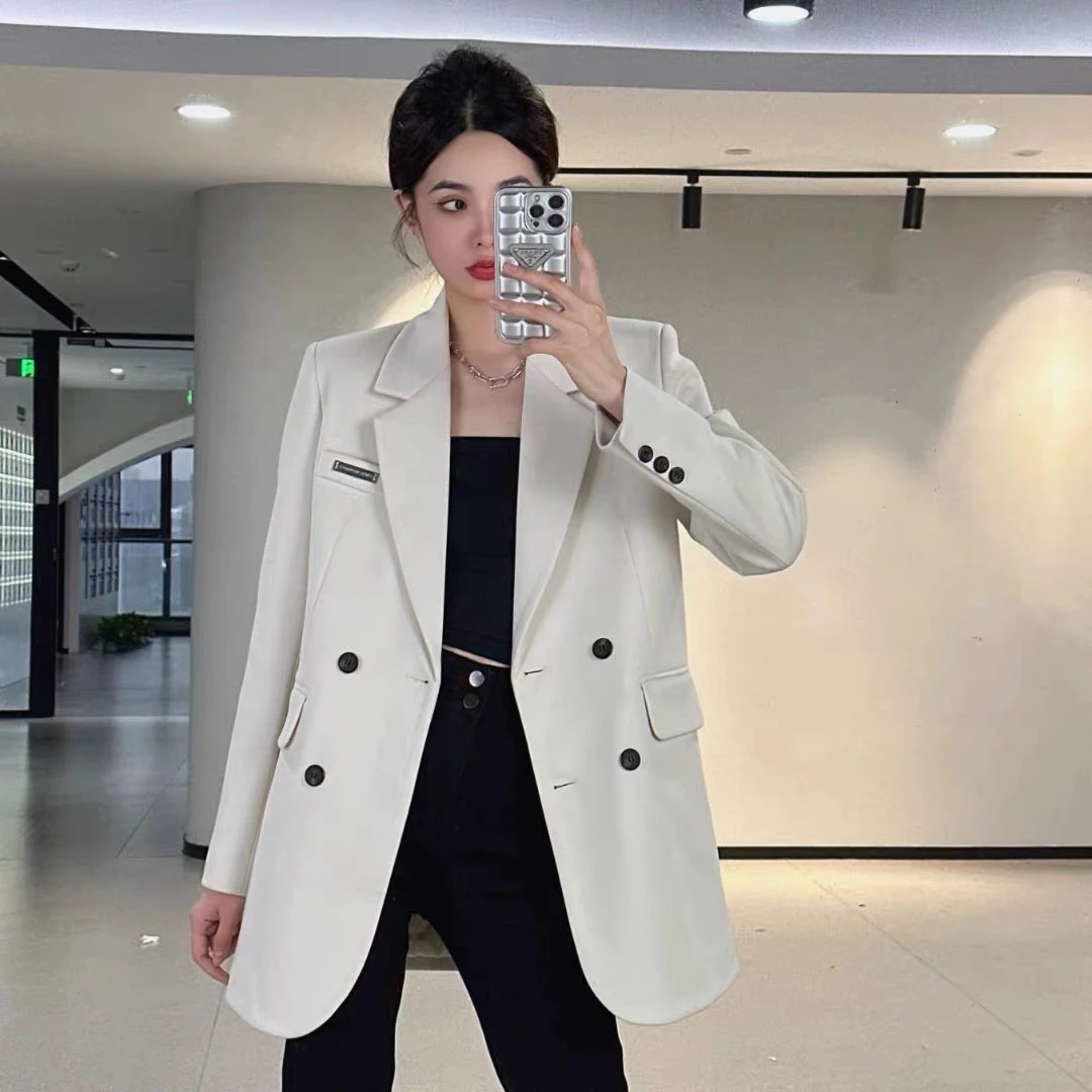 【静姐宠粉】秋冬新款时尚百搭修身气质西装毛呢大衣245246