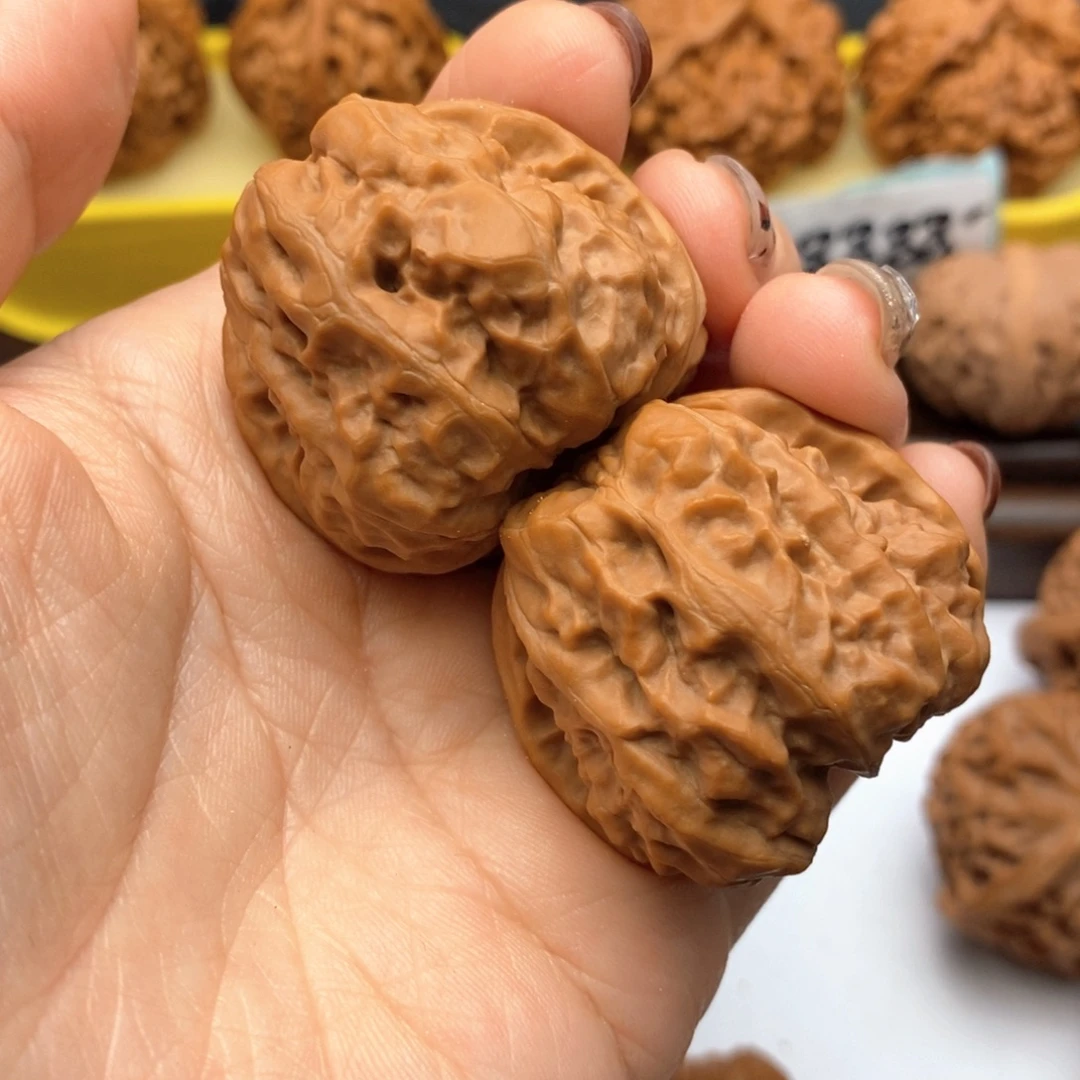 文玩核桃把件38尺蛤蟆头