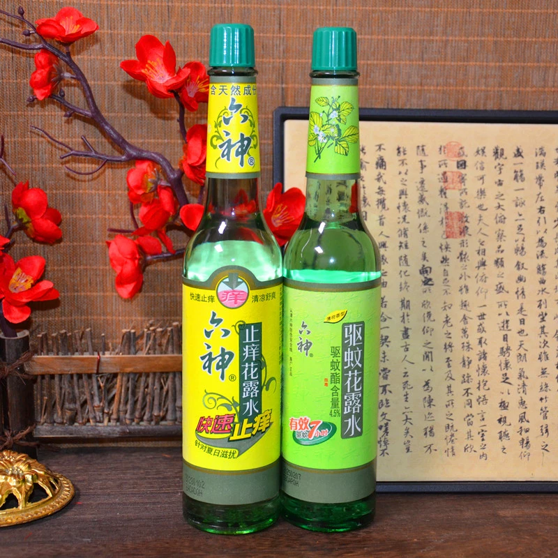 六神花露水经典复古清新清凉舒爽家庭用留香清凉瓶装老式花露水hd