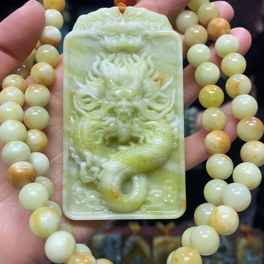 未镶嵌岫玉挂件吊坠
