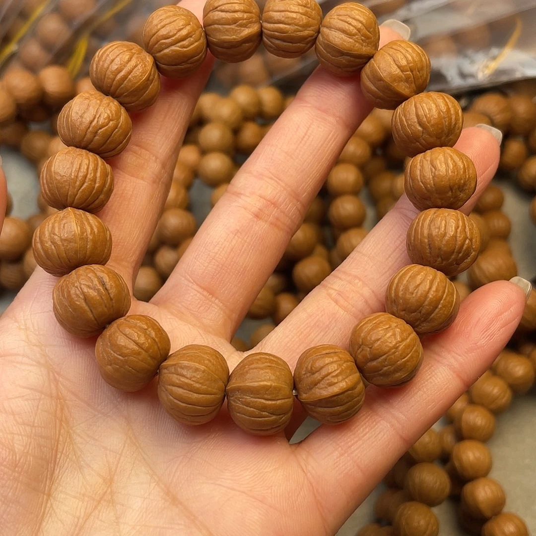 猴头核桃手串南瓜原皮原色