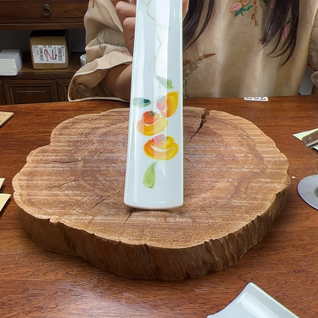 瓷片景德镇陶瓷手工手绘制作