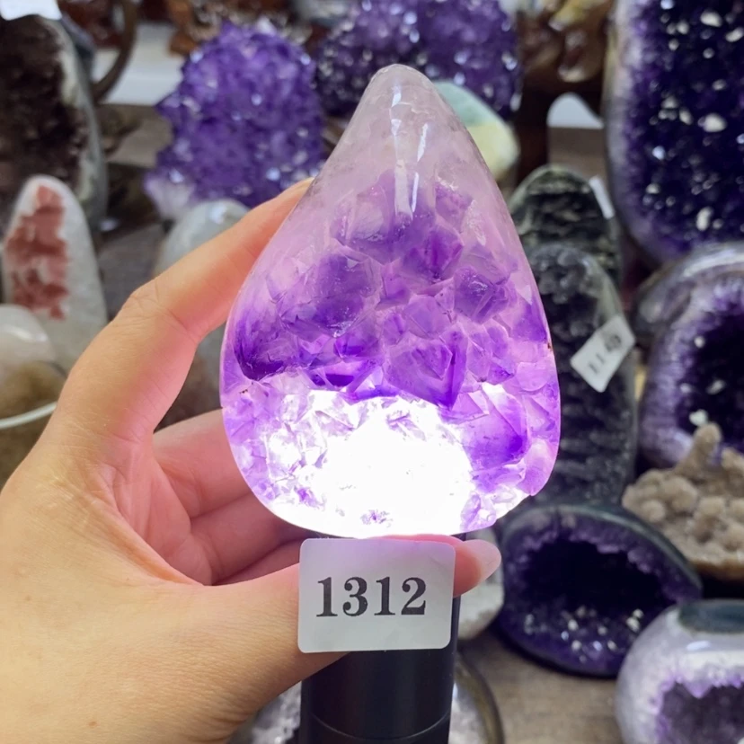 【闪购商品】未镶嵌大型摆件（非配饰）紫晶