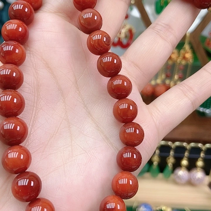 玛瑙/玉髓合金颈饰
