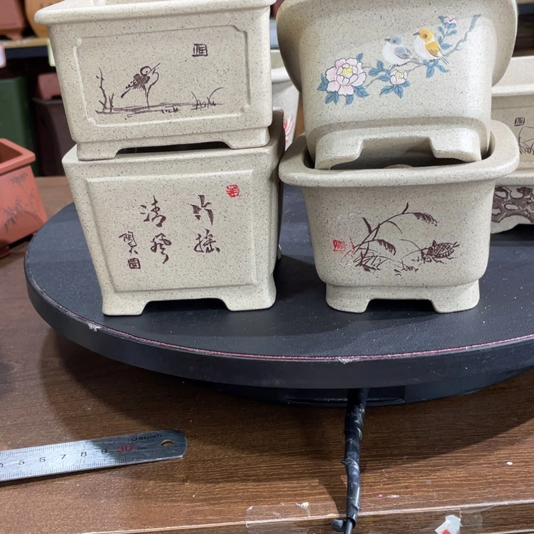 真***家紫砂花盆紫砂花盆在这里