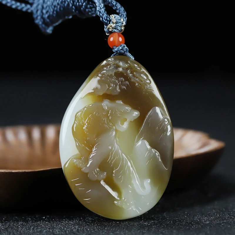 JF3091玉石珠宝精选和田玉吊坠