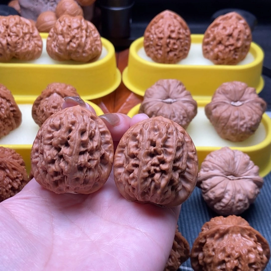 文玩核桃把件红莲