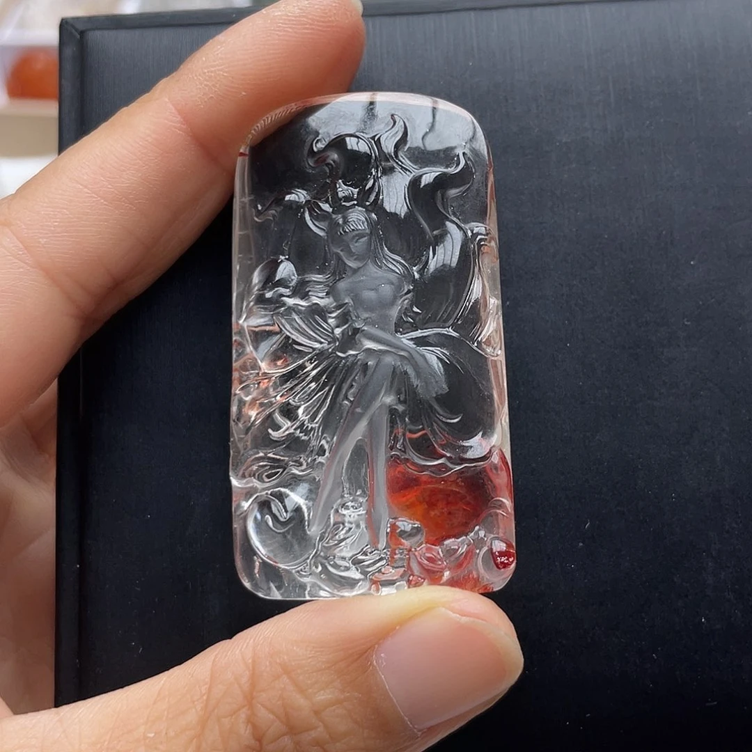 未镶嵌吊坠(不含链)水晶酱**花