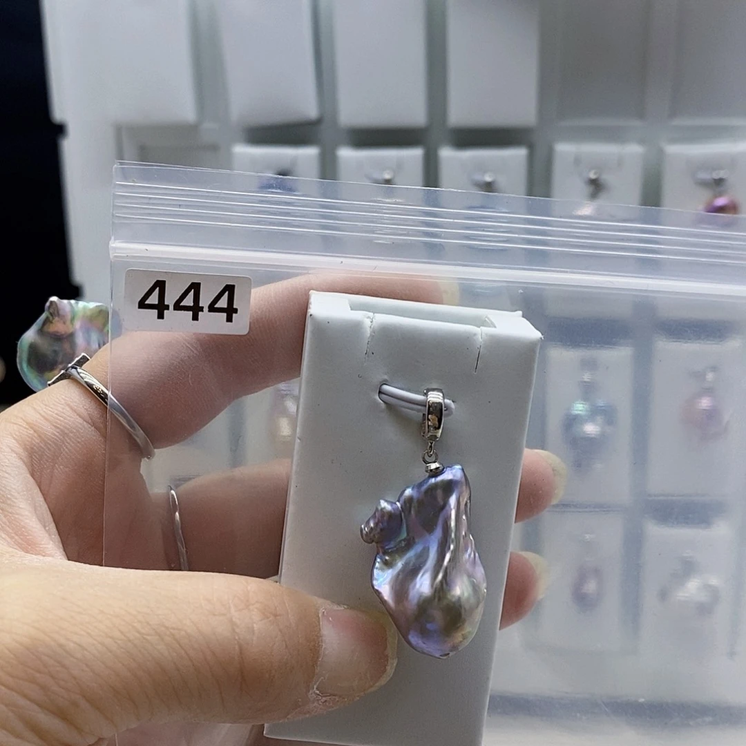 颈饰合金淡水珍珠