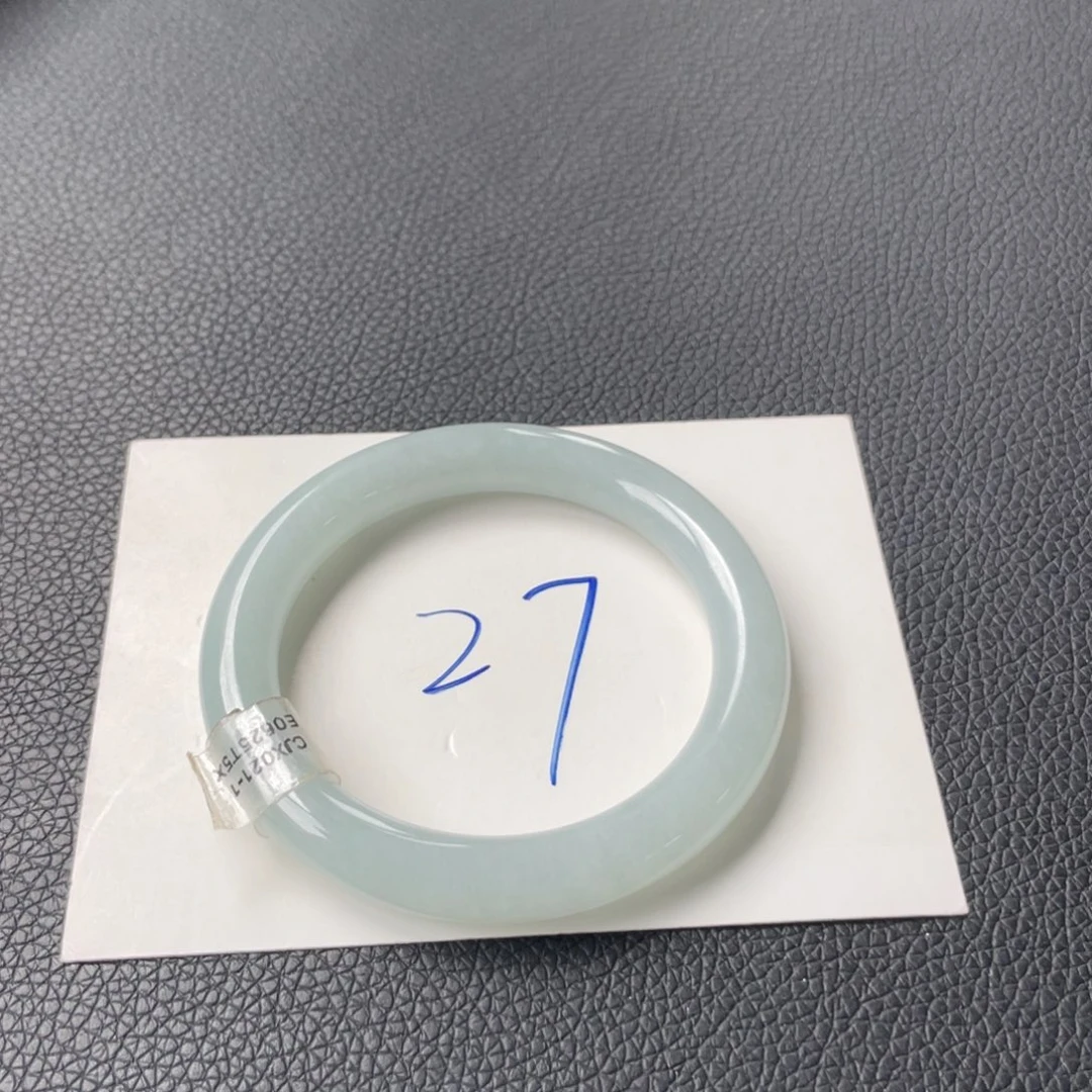 翡翠未镶嵌手镯27号