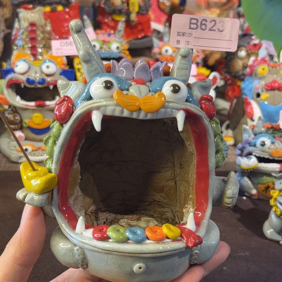泥塑纯手工茶宠摆件