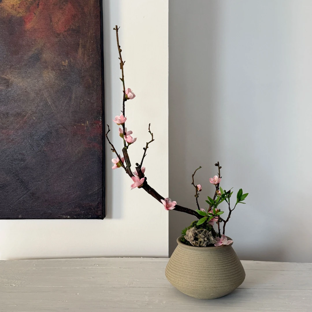 手作长枝傲骨腊梅仿真梅花假花家居装饰餐桌婚庆古装汉服摄影道具