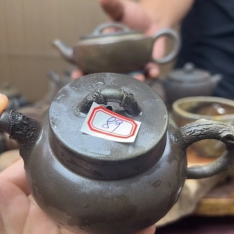 戬谷龙窑柴烧茶壶89