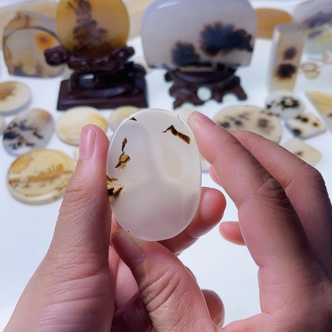 【闪购商品】玛瑙/玉髓未镶嵌珠宝半成品