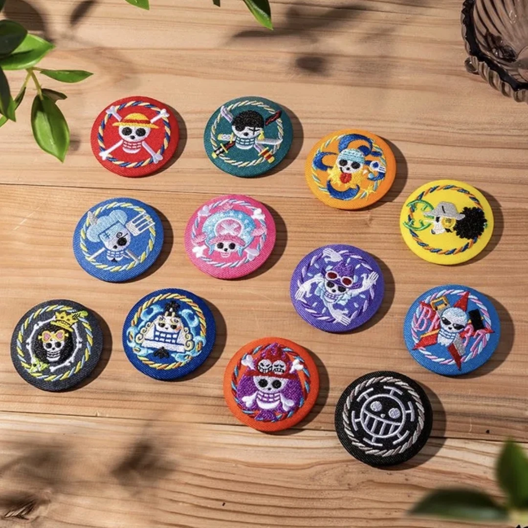 [海贼王]-刺绣-海贼标志吧唧徽章