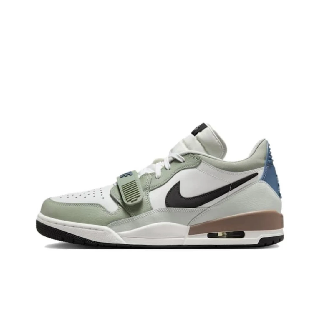 NIKE/耐克AJ312豆沙绿运动低帮缓震黑绿休闲板鞋HV5970101