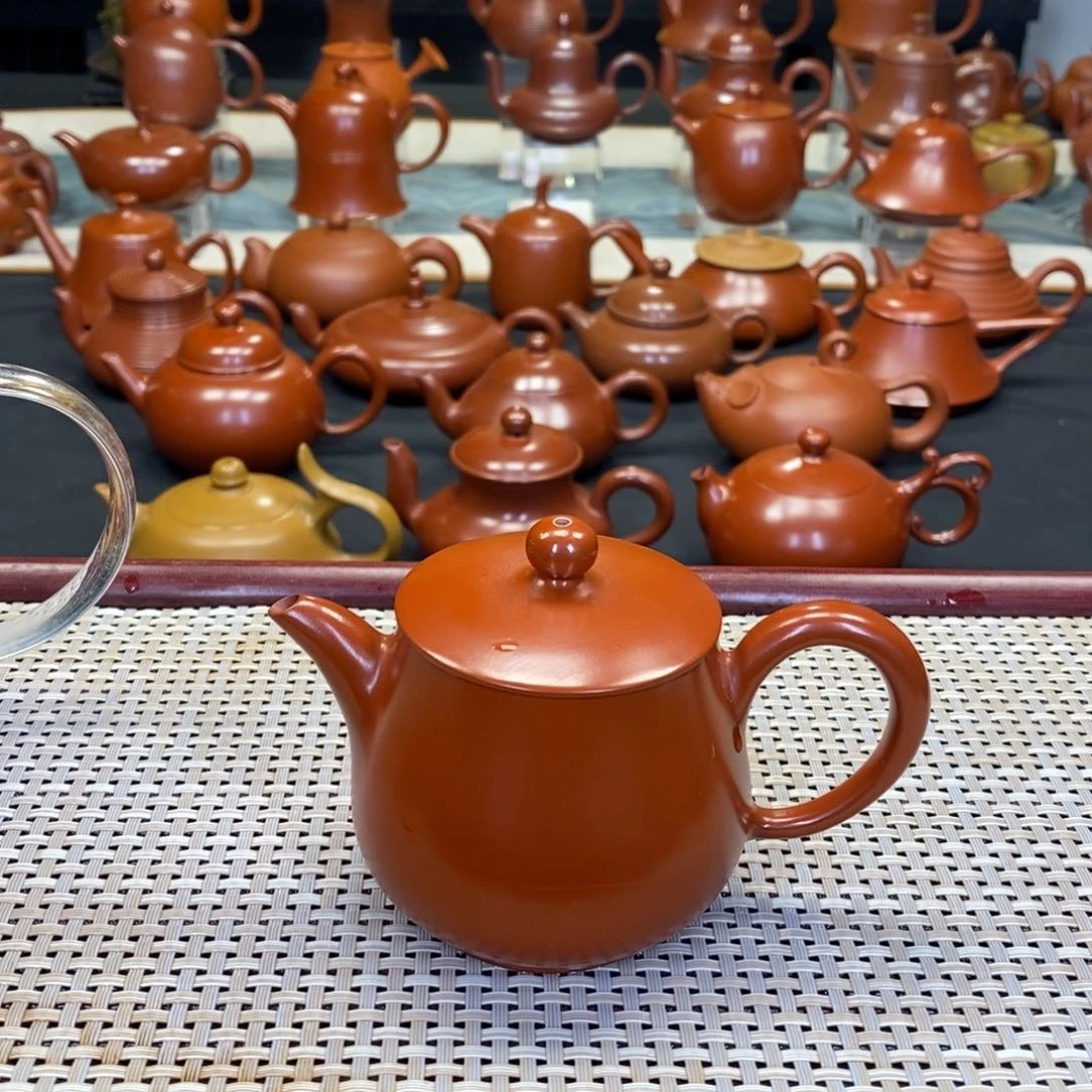 紫砂茶壶天***雨潮州手工艺