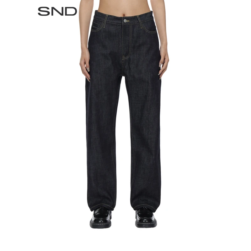 【SNDSTUDIO NICHOLSON 设计师品牌】SND PF25 宽松牛仔长裤