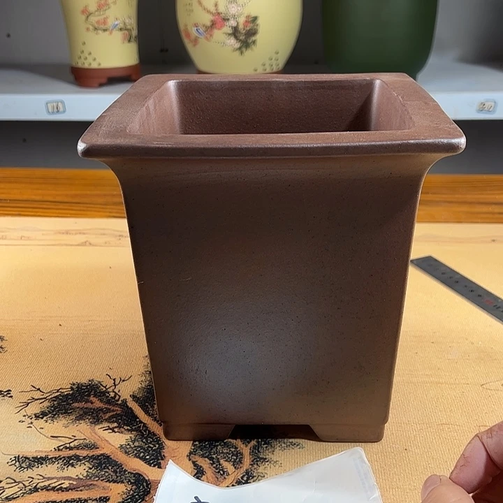 紫砂花盆紫砂兰花盆36