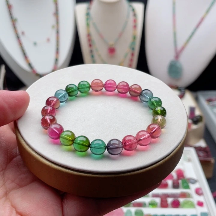 未镶嵌手链碧玺碧玺手链