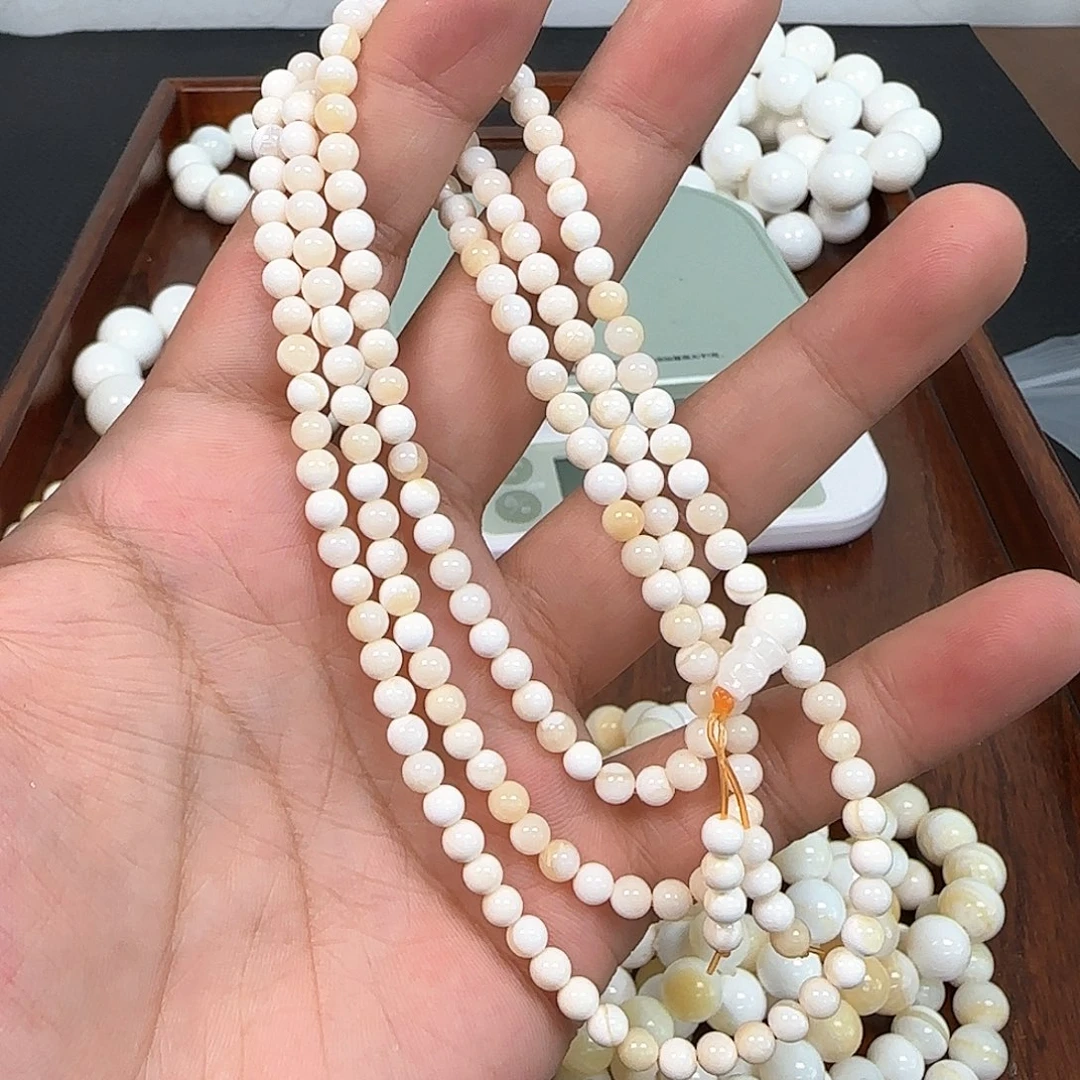手串白玉菩提04白珠子
