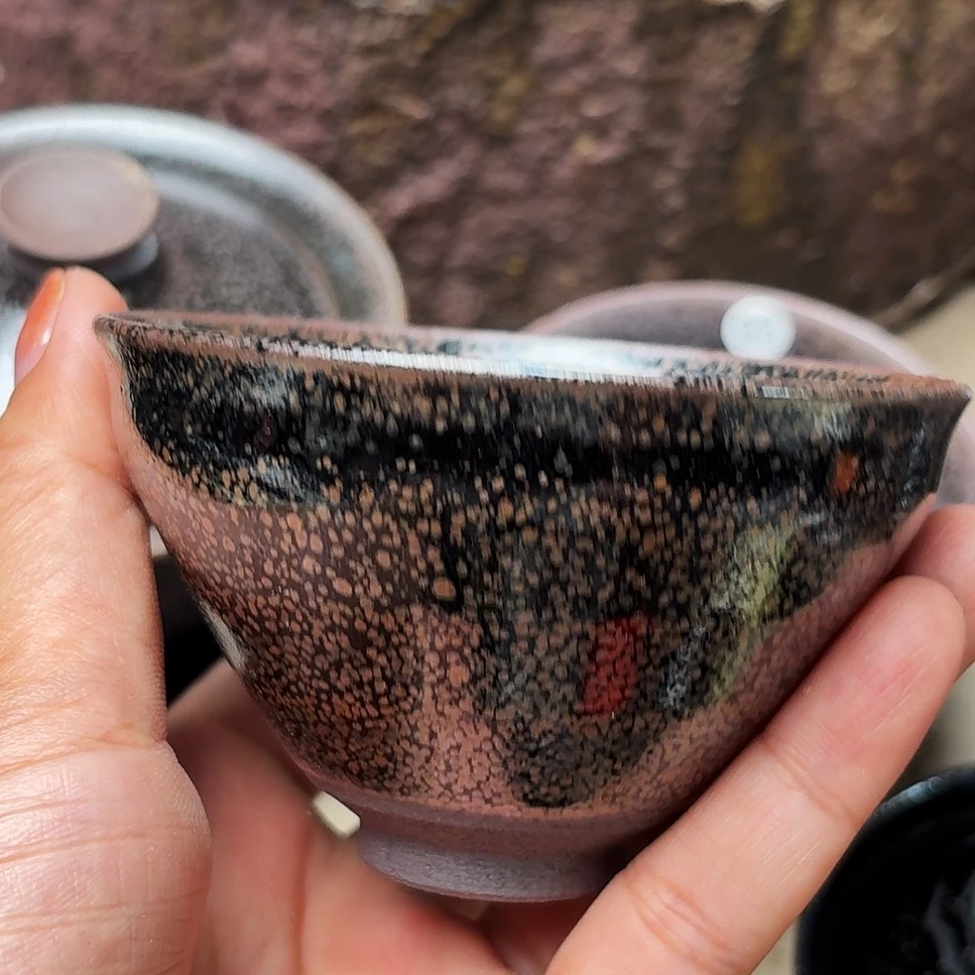 茶盏义兴龙窑建盏153微瑕