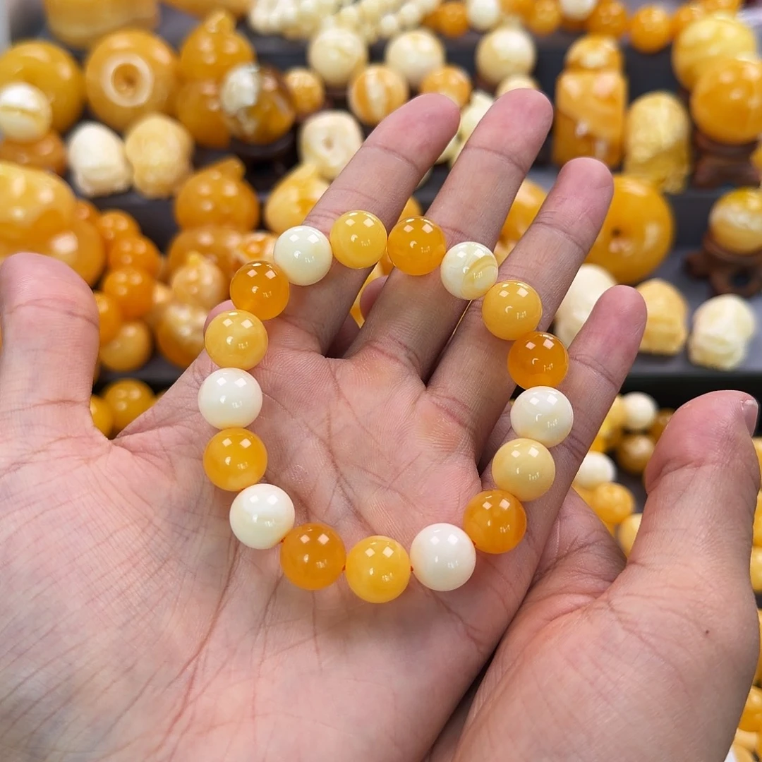 琥珀未镶嵌珠宝奇石12mm