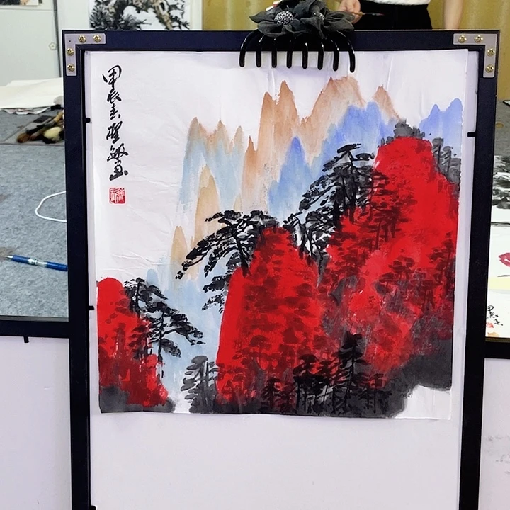 国画张圣敏先生纯手绘作品