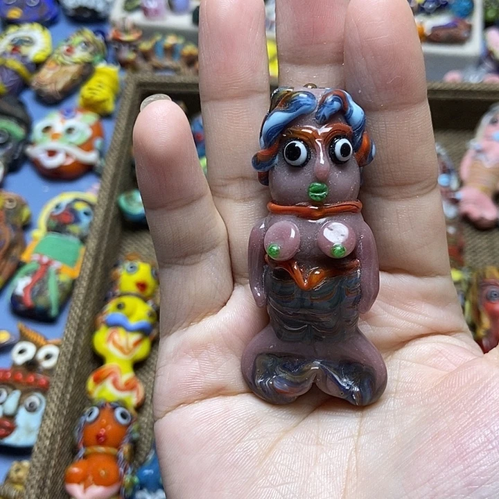 琉璃颈饰法官美人鱼055