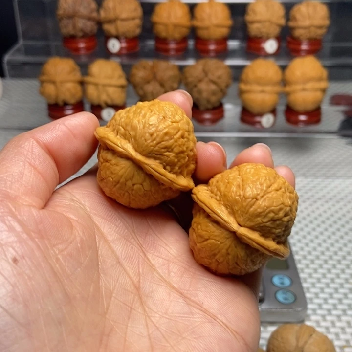 文玩核桃把件41太阳系元宝