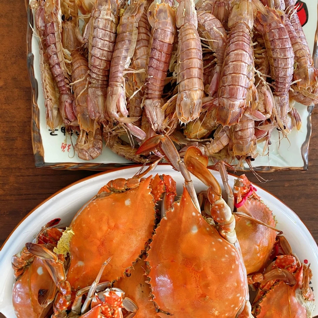 【双拼组合】大号鲜活皮皮虾+4-6两梭子蟹（保鲜不保活）1kg-3kg（掉腿属于正常）