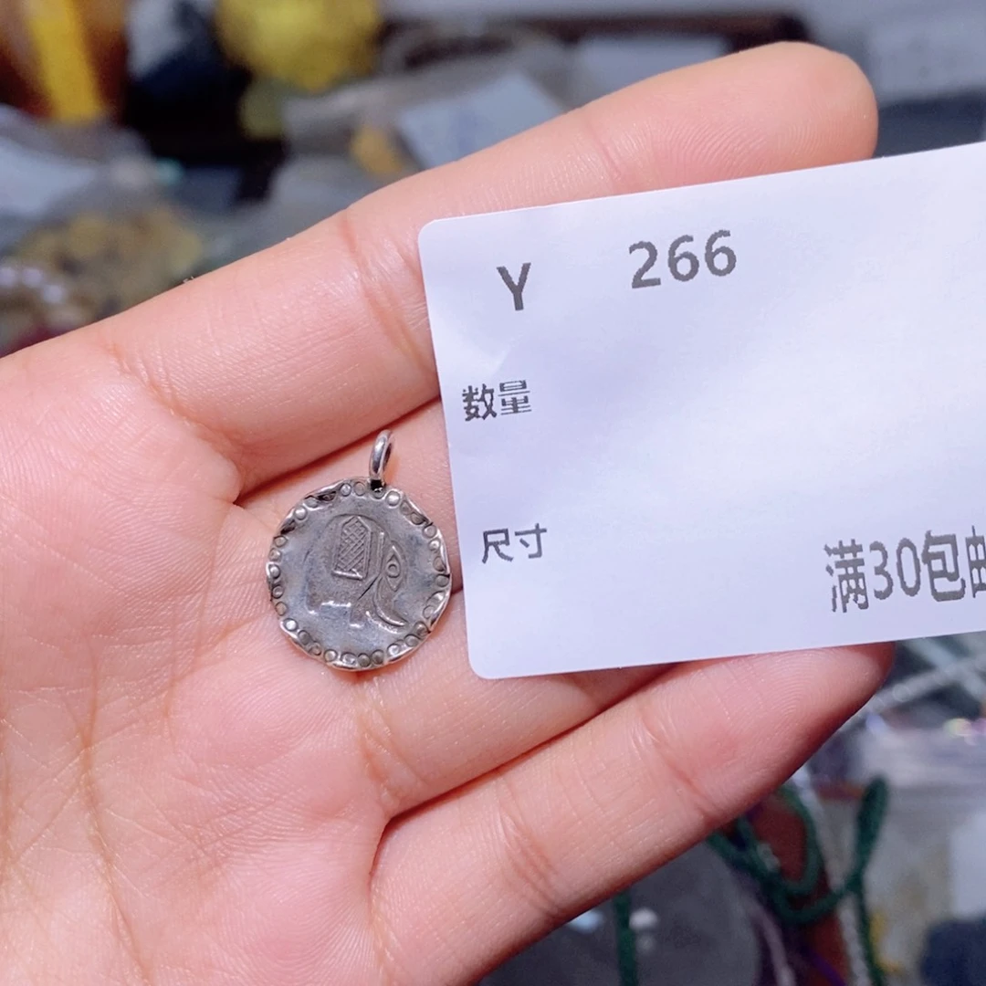 水晶颈饰银S925镶嵌地*婆Y266