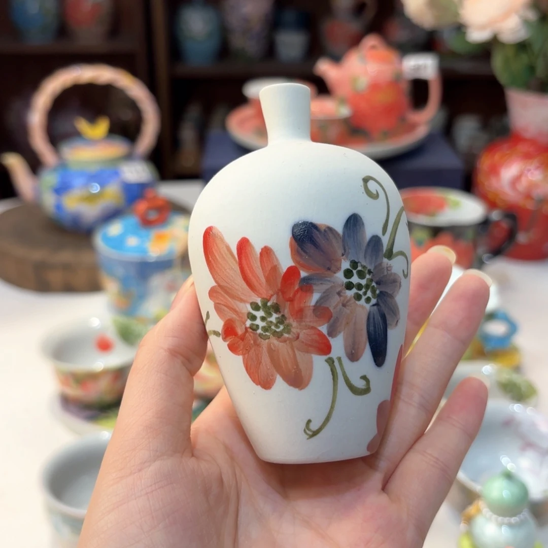 景德镇手绘高温釉下彩陶瓷茶具